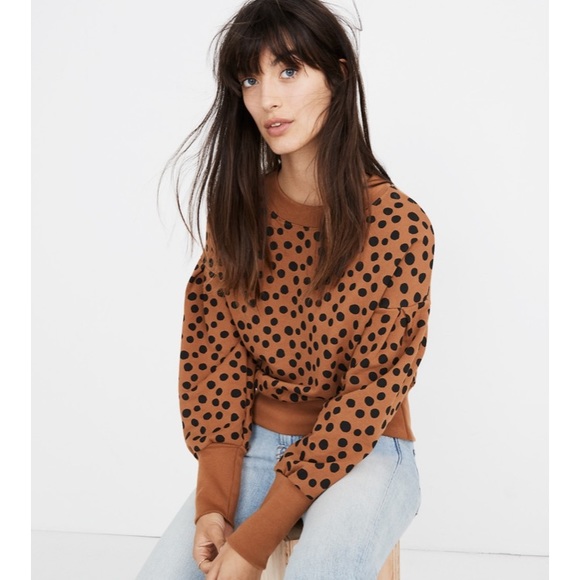 madewell leopard sweatshirt